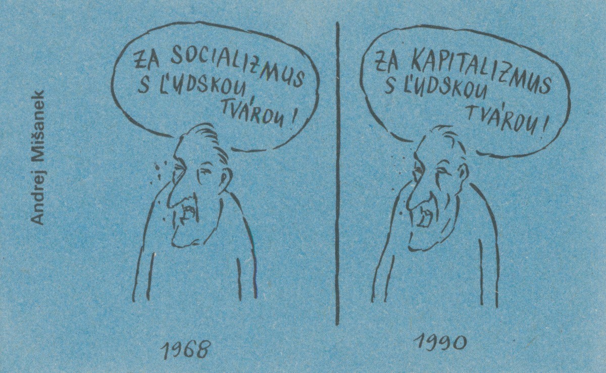 Andrej Mišanek, Za socializmus s ľudskou tvárou. 1990. Časopis Roháč