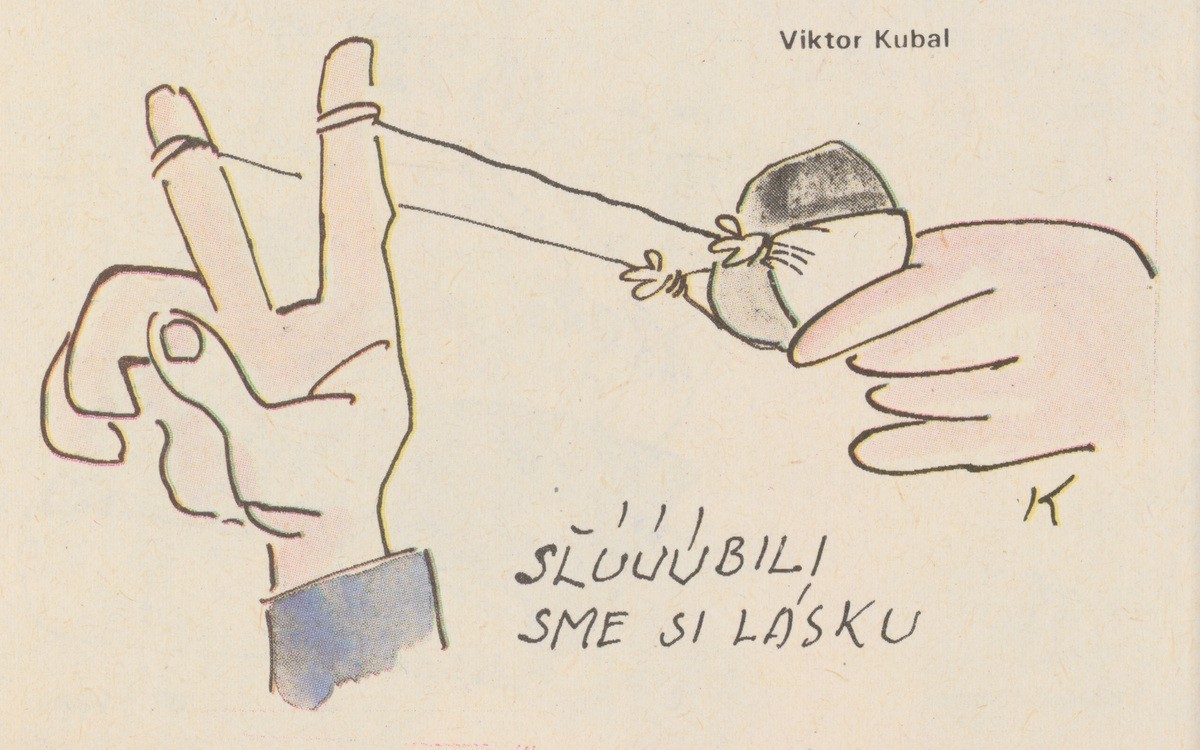 Viktor Kubal, Sľúúúbili sme si lásku. 1990. Časopis Roháč